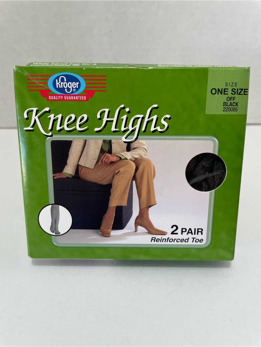Women’s Knee Highs - Black (2 Pair) Size 8 1/2-11, NIP